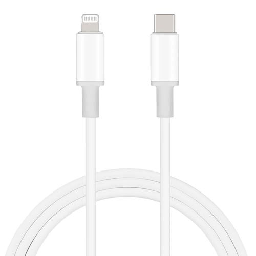 Cable G Mobile lightning a usb Tipo-C, MFI, TPE, 2m, blanco