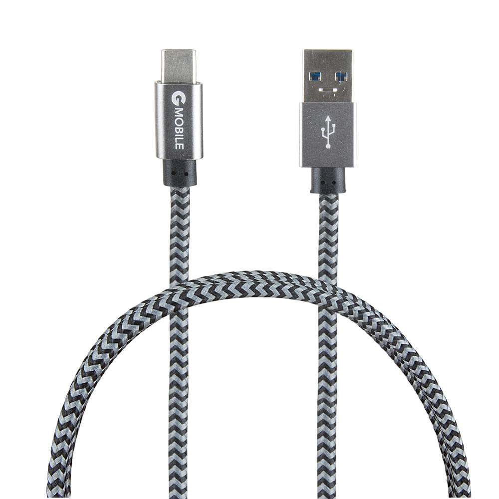 Cable Tipo-C a USB G Mobile 15W 1m gris - Coolbox