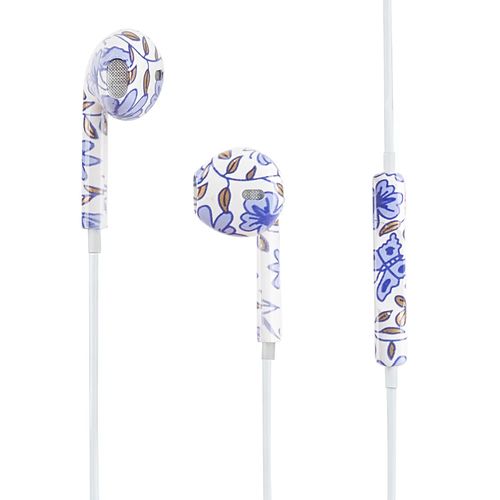 Audífonos in ear con micrófono Izuum conector 3.5 mm, control de música y llamadas, celeste