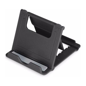 Soporte de celular Coolbox para escritorio, plegable, hasta  10”, inclinación ajustable, negro