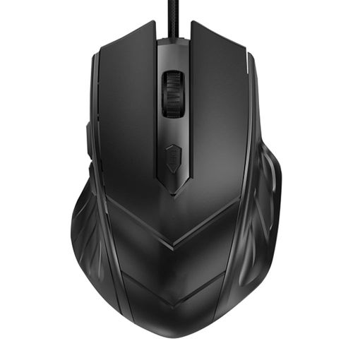 Mouse alámbrico WESTMINSTER PE169269, 6 botones, negro