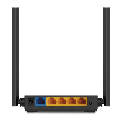 Router TP-Link Archer C50 AC1200, doble banda 2.4/5GHz, 4 antenas externas, Wi-Fi estable, ideal para streaming, gaming, oficina y hogares conectados