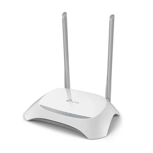 Router TP-Link TL-WR840N inalámbrico, banda 2.4 GHz, 300 mbps, 4 puertos LAN, 2 antenas
