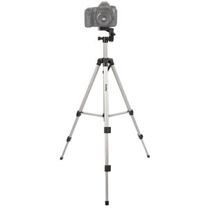 Trípode para cámara fotográfica, altura 51.6cm - 136cm, compatible con Nikon/Canon/Sony, cabezal giratorio 360°, aluminio, carga máx. 3kg