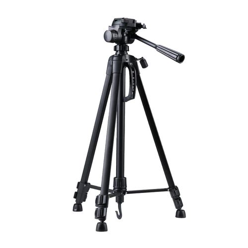 Trípode para cámara fotográfica altura 61cm - 156cm, compatible con Nikon/Canon/Sony, cabezal giratorio 360°, aluminio, carga máx. 3kg