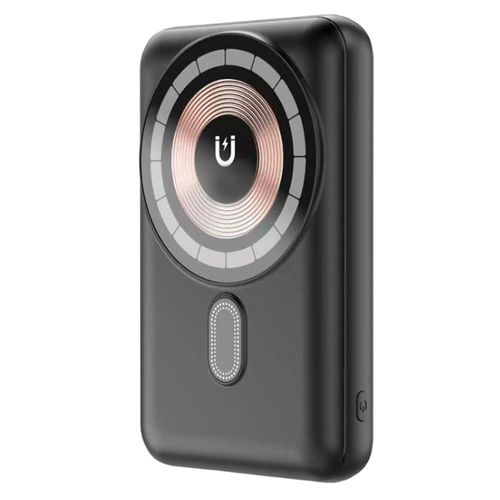 Batería externa iBox, magnética, 10000 mAh, 15W, negro