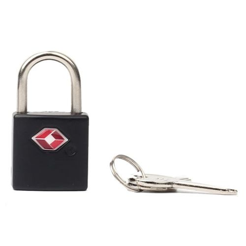 Pack x2 Candados TSA con llave, negro