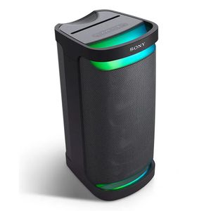 Bocina inalámbrica Sony XP700 Mega Bass, sonido de fiesta omnidireccional, Hasta 25 horas de reproducción, resistente al agua IPX4, Luces RGB, negro