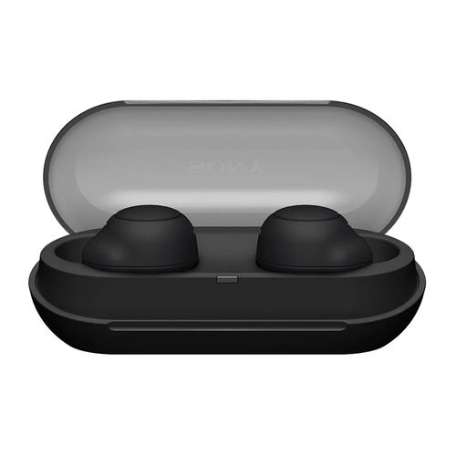 Audífonos bluetooth Sony WF-C500 True Wireless, resistencia IPX4, duración máx. 20 horas con estuche de carga, negro