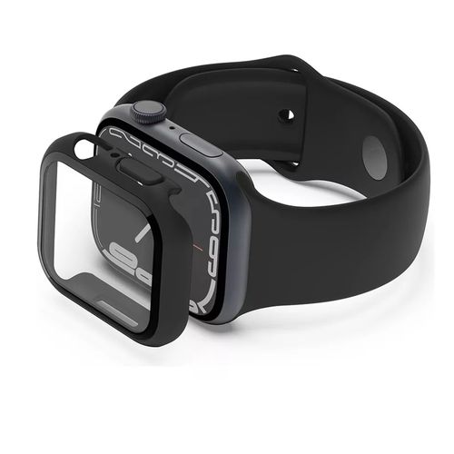 Protector de pantalla Belkin antimicrobiano para Apple Watch S7/SE/6/5/4, vidrio templado, 360 tratado, 41mm, negro