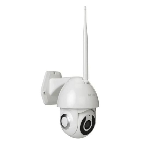 Cámara de seguridad externa Nexxt NHC-O612 Home 2K, Wi-Fi, visión nocturna, detección movimiento, certificación IP65, audio bidireccional, gira 355°