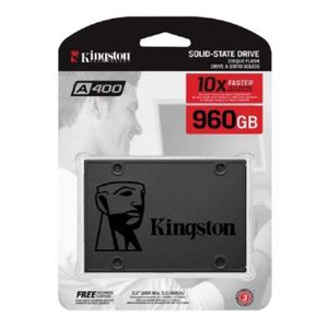 Unidad de estado sólido SSD Kingston SSD A400 960GB de capacidad, 2.5", SATA3