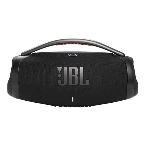 Bocina bluetooth JBL Boombox 3, PartyBoost, potencia 180W, resistente al agua IP67, hasta 24 horas de reproducción, negro