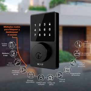 Cerradura inteligente NEXXT NHS-D100 con conexión Wi-Fi negro