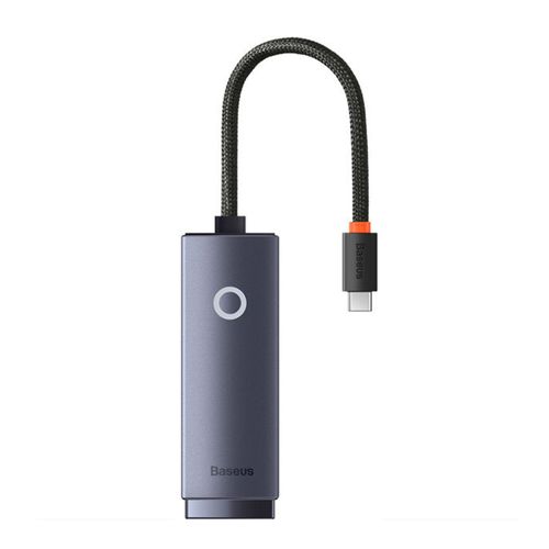 Adaptador Baseus conector tipo C a RJ45, 1000 Mbps, compatible con Windows, Linux, negro