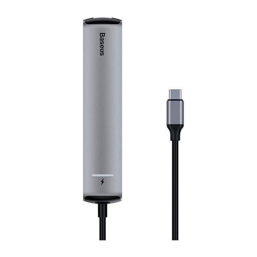 Adaptadores multipuerto Baseus 6 en 1 conector tipo C con puertos usb 3.0 x3/4k/hdmi/rj45/puerto de carga pd