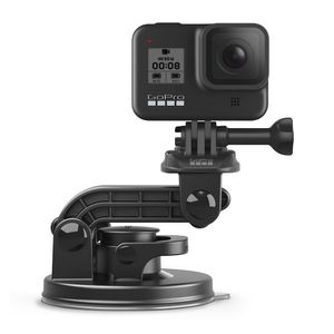 Soporte de ventosa GoPro AUCMT-302 con brazo ajustable, compatible con HERO12/HERO13 y anteriores, montaje firme a alta velocidad, negro