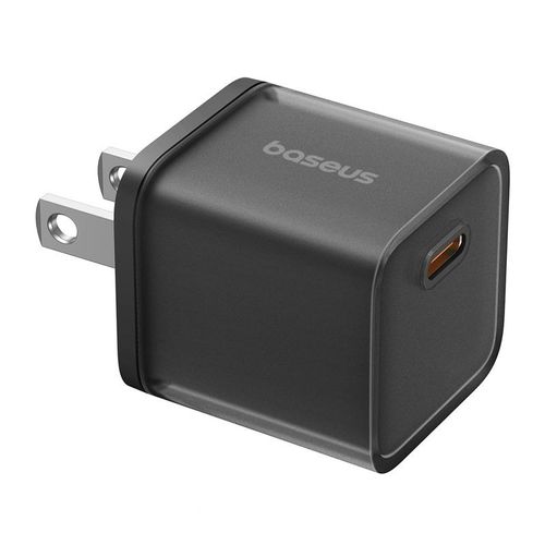 Cargador de pared Baseus GAN 5S 1 puerto tipo c, 30W, carga rápida, negro