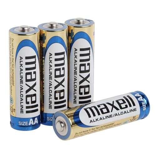 Pilas alcalinas Maxell AA x4