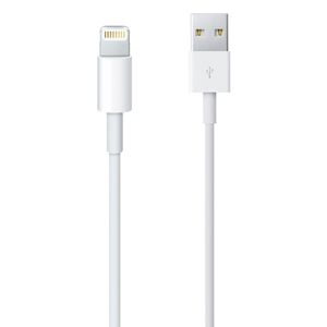 Cable lightning a USB Apple, 1m, blanco