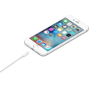 Cable lightning a USB Apple, 1m, blanco