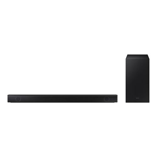 Barra de sonido Samsung HW-B550/ZX 2.1CH, 410W, subwoofer inalámbrico, Bluetooth, HDMI ARC y audio envolvente Virtual:X, control remoto, negro