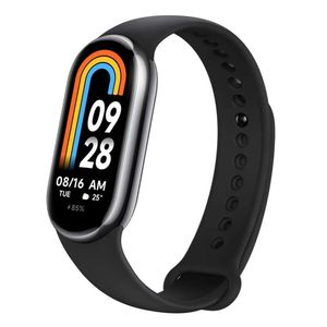 Smartband Xiaomi Band 8 pantalla 1.62", resistente al agua 5ATM, aprox. 14 días de batería, 150 modos deportivos, SPO2, negro