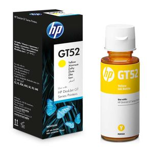 Botella de Tinta HP Gt52 Amarillo rinde 8000 páginas 70ml