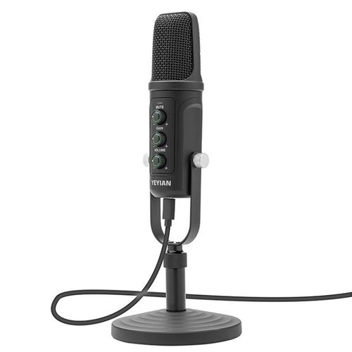 Set de micrófono de podcast Yeyian Agile NL + Soporte brazo ajustable + Filtro Pop, montaje antivibración, conexión USB