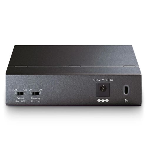 Switch TP-Link Gigabit Ethernet TL-SG1005P, 5 puertos Gigabit, con 4 puertos PoE+