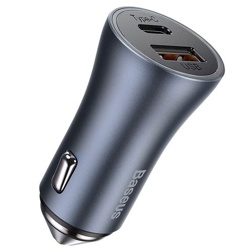 Cargador para auto Baseus Dual USB Tipo-C para iPhone