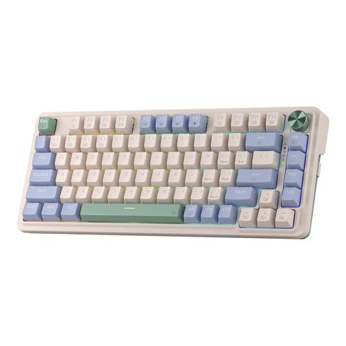 Teclado gamer Redragon K673CPG Ucal Pro alámbrico, mecánico, Switch Red, receptor USB