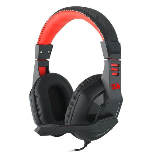 Audífonos gamer Redragon Ares H120 alámbrico, conexión 3.5 mm, micrófono flexible, largo de cable 2m, negro