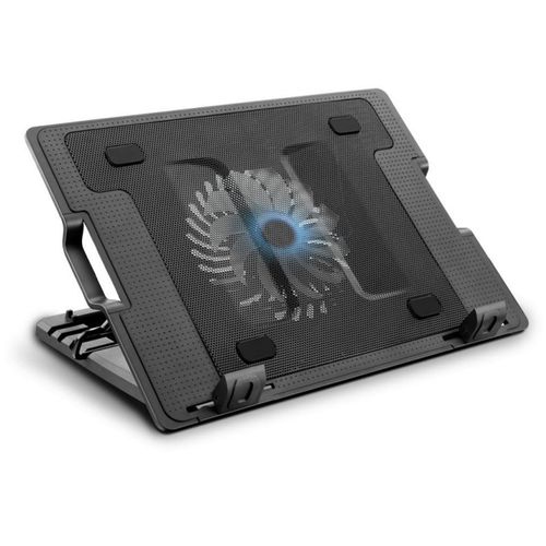 Cooler para laptop Multilaser máx. 17", 2 puertos usb, 1 ventilador, 4 niveles de altura