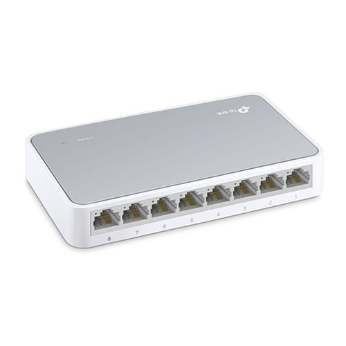 Switch Conmutador Tp Link TL-SF1008D ethernet, 10/100 mbps , 8 puertos LAN, plug and play
