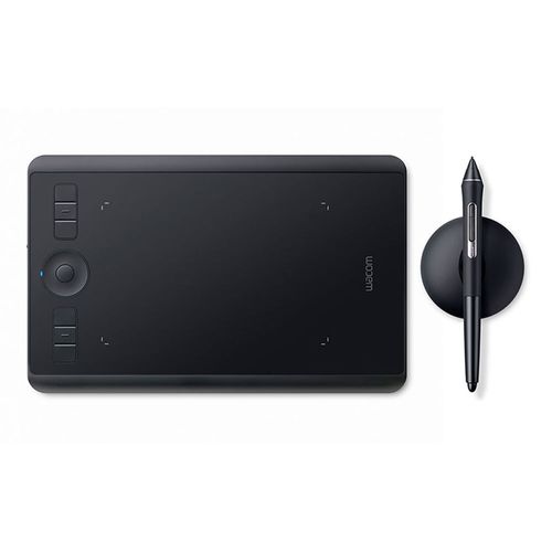 Tableta gráfica Wacom Intuos Pro Small, lápiz Pro 2, área activa 16 x 10 cm, conexión Usb/bluetooth, negro