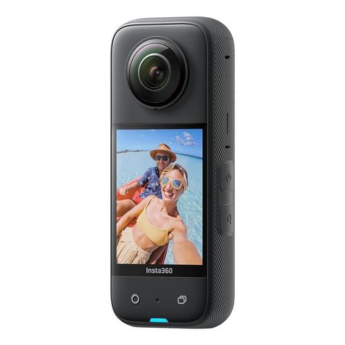 Cámara de acción Insta360 X3 360° grabación en 5.7K, fotos de 72MP, 4K en gran angular, 81min batería