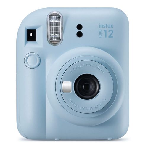 Cámara Fujifilm Instax Mini 12 Exposición automática, lente 60mm, azul pastel