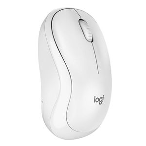 Mouse inalámbrico Logitech M240 silencioso, receptor usb, 4000 dpi, 3 botones, blanco