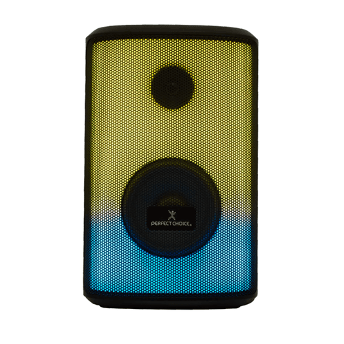 Bocina bluetooth Perfect Choice Rampage 30W, luz frontal RGB