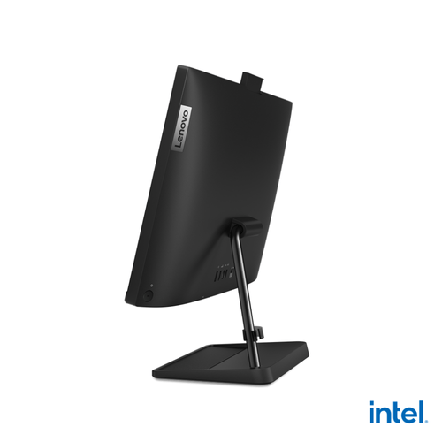 All In One Lenovo, 7ma Gen,Pantalla 23.8",Intel Celeron 7305, Negro