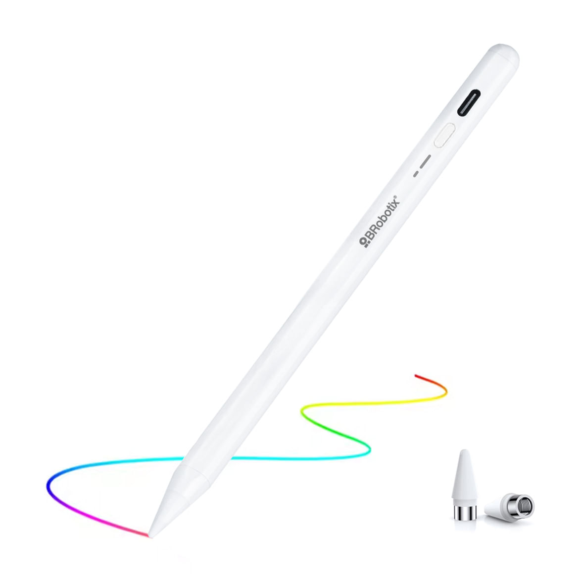 Lápiz Digital Stylus Brobotix Tablet Recargable Blanco - Coolbox