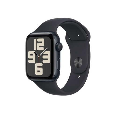 Apple Watch SE 2 GPS, Caja de Aluminio Color Medianoche de 44mm, Correa Deportiva S/M