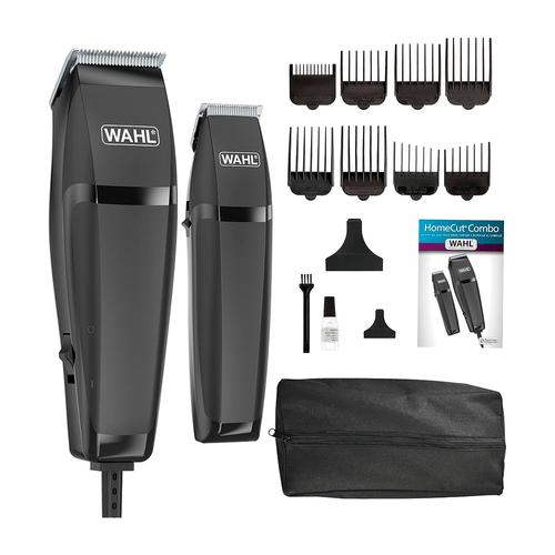 Kit de corte de cabello Wahl Home Cut 14 piezas, alámbrica, negro