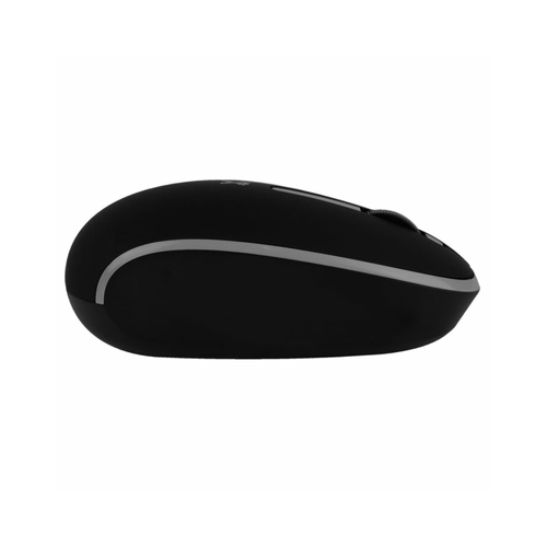 Mouse Inalambrico Perfect Choice con Sensor Optico, receptor dual, Color Negro