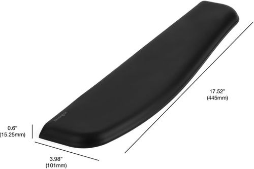 Descansa muñecas Kensington para teclado estándar 44.5 x 1.5 x 10 cm, negro