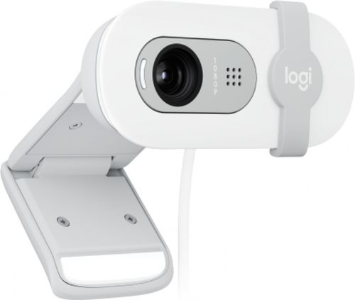 Cámara web Logitech Brio 100, 2M, 1920 x 1080 Pixeles, USB-A, color blanco