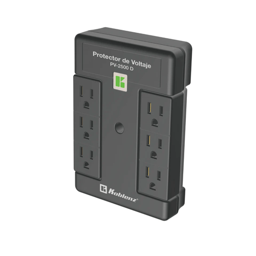 Protector de voltaje Koblenz PV-2500 D 6 contactos