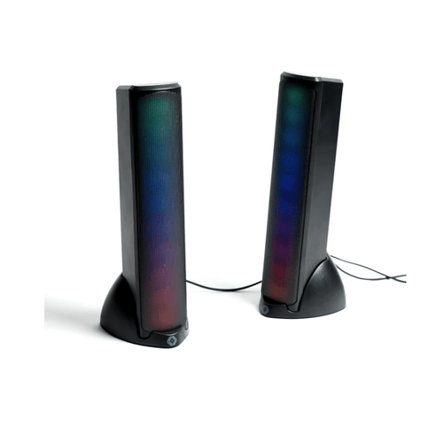 Bocinas para pc inalámbricas gamer con Luz RGB sonido HQ transmisión BT Aura