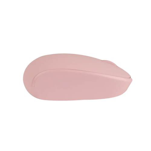 Mouse Perfect Choice Whisper inalámbrico, receptor USB TIpo-C, 1000dpi, usa pila AA, sensor óptico, rosado